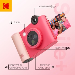 Foto 2 | Foto 2 | Cámara Digital De Impresión Instantánea E Impresora Inalámbrica Kodak Smile+ - Venta Internacional.