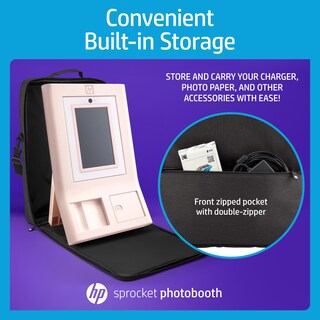 Foto 3 | Foto 3 | Funda De Transporte Hp Sprocket Photobooth Acolchada Con Correa Negra - Venta Internacional.