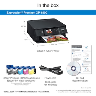 Foto 4 | Foto 4 | Impresora Epson Expression Premium Xp-6100 Inalámbrica Negra - Venta Internacional