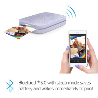 Foto 4 | Foto 4 | Impresora Fotográfica Hp Sprocket 2x3 Instant Smartphone Púrpura - Venta Internacional.