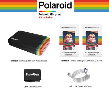 Foto 4 | Foto 4 | Impresora Fotográfica De Bolsillo Polaroid Hi-print De Segunda Generación, Negra - Venta Internacional.