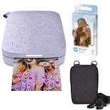 Impresora Fotográfica Hp Sprocket Portable 2x3 Color (lila) Con Funda - Venta Internacional.
