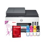 Kit Multifuncional Hp 750 + Tintas + Papel + Antivirus
