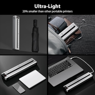 Foto 3 | Foto 3 | Impresora Portátil Phomemo Ultraligera Q302 Wifi Bluetooth - Venta Internacional