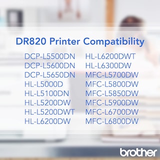 Foto 2 | Foto 2 | La Unidad De Batería Brother Dr820 Rinde 30 000 Páginas En Negro - Venta Internacional.
