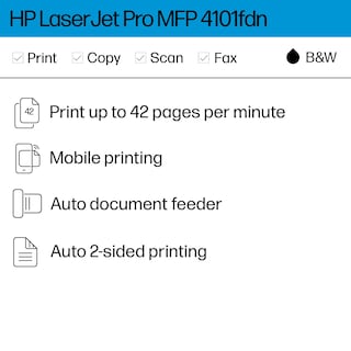 Foto 2 | Foto 2 | Impresora HP Laserjet Pro Mfp 4101fdn Imprimir Escanear Copiar Fax - Venta Internacional