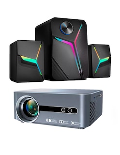 Foto 2 | Foto 2 | Combo Proyector Portatil T1 Pro Full Hd Petukita Box + Bocinas N-191