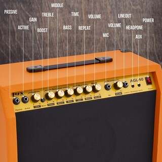 Foto 2 | Foto 2 | Amplificador Para Guitarra Eléctrica Lyxpro 40w Solid State Studio - Venta Internacional.