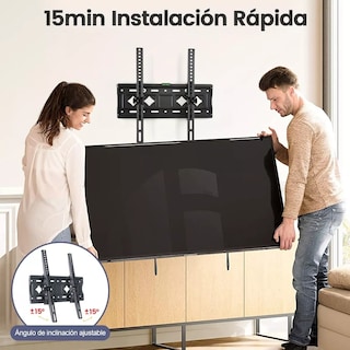 Foto 3 | Foto 3 | Soporte de Pared para Pantallas de 25 a 65 Pulgadas Eo Safe Imports Esi-6113 Negro