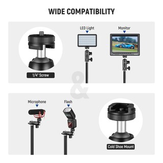 Foto 3 | Foto 3 | Adaptador Neewer Para Montaje En Soporte De Luz Con Zapata Fría Y Cabeza Esférica - Venta Internacional.
