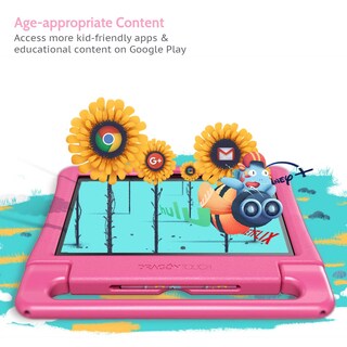 Foto 7 | Foto 7 | Tablet Dragon Touch Kids De 10 Pulgadas, 32 Gb De Almacenamiento Y 2 Gb De Ram, Color Rosa - Venta Internacional.