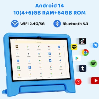 Foto 3 | Foto 3 | Tablet Colorroom de 10\" 64 Gb Infantil-Venta Internacional