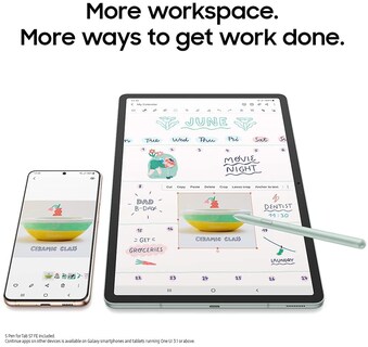 Foto 3 | Foto 3 | Tableta Samsung Galaxy Tab S7 Fe De 12,4 Pulgadas, 256 Gb, Wifi, Color Verde Místico - Venta Internacional.