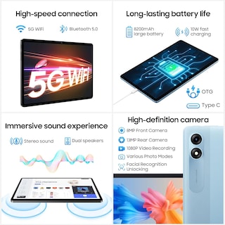 Foto 4 | Foto 4 | Tablet Blackview Tab9 de 11\"  18 Gb de Ram y 256 Gb de Rom Android 14 - Venta Internacional