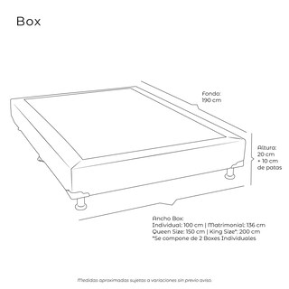 Foto 4 | Foto 4 | Box Dicasa Bless color Chocolate Queen Size