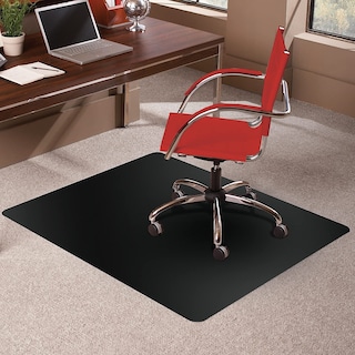 Foto 3 | Foto 3 | Tapete De Silla Staples 1174250, 91 X 122 Cm, Negro, De Pelo Bajo, Sin Bordes - Venta Internacional.