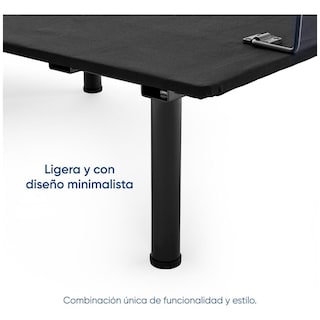 Foto 4 | Foto 4 | Base Eléctrica para Cama Luuna Negra Rise Lite Queen Size 1 Altura con Control Alámbrico Negra
