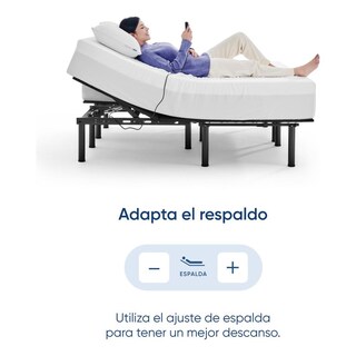 Foto 3 | Foto 3 | Base Eléctrica para Cama Luuna Rise Lite Individual 1 Altura con Control Alámbrico Negra