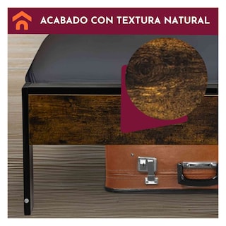 Foto 3 | Foto 3 | Base Cama Individual Usb Country Tipo Madera Moderna Houzer