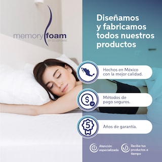 Foto 8 | Foto 8 | Almohada Clásica De Memory Foam Almohada De Memory Foam Ideal Para Dormir En Cualquier Posición Se Amolda A Tu Cuello Y Cabeza