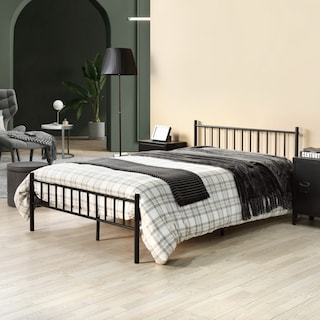 Foto 5 | Foto 5 | Cama De Bases Kessie Double Yatahome Negro 197 x 121 x 80cm