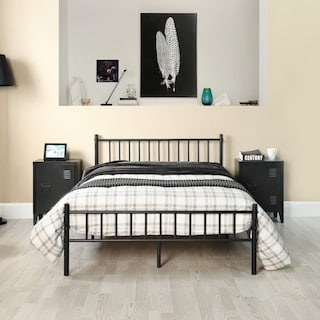 Foto 6 | Foto 6 | Cama De Bases Kessie Double Yatahome Negro 197 x 121 x 80cm