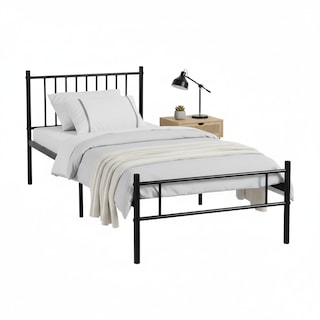 Foto 1 | Foto 1 | Cama De Bases Kessie Yatahome Negro 197x99x80cm Individual