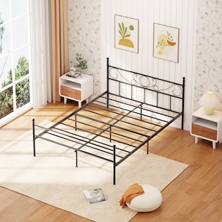 Foto 4 | Foto 4 | Base De Cama De Metal Yatahome Ilker Negro 210.5 X 153.5cm