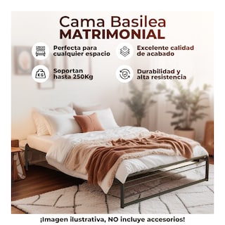 Foto 5 | Foto 5 | Base Jaco Basilea Gris Oxford Matrimonial