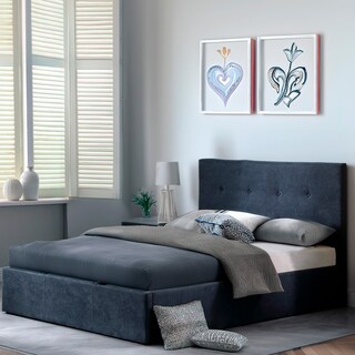Foto 2 | Foto 2 | Base con Cabecera Ilios Innova Cama-9550/k color Gris King Size