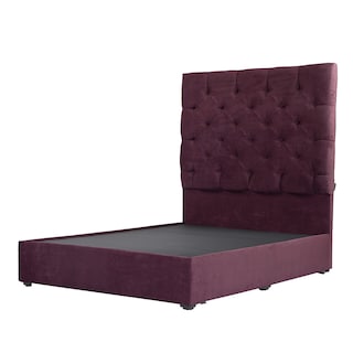 Foto 1 | Foto 1 | Cabecera Dicasa Capri Morado + Base Cama Morado Matrimonial