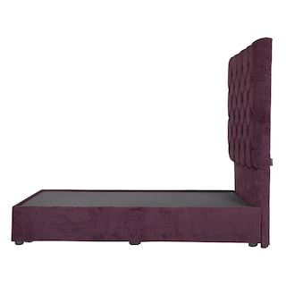 Foto 3 | Foto 3 | Cabecera Dicasa Capri Morado + Base Cama Morado Matrimonial