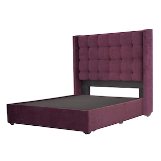 Foto 1 | Foto 1 | Cabecera Dicasa Titan Morado + Base Cama Morado Matrimonial