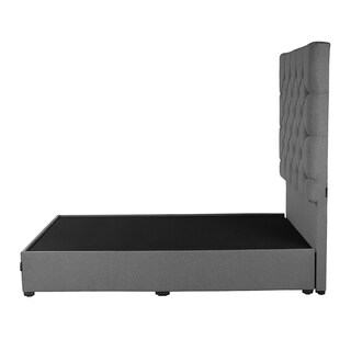 Foto 3 | Foto 3 | Cabecera con Base de Cama Dicasa Gris Matrimonial