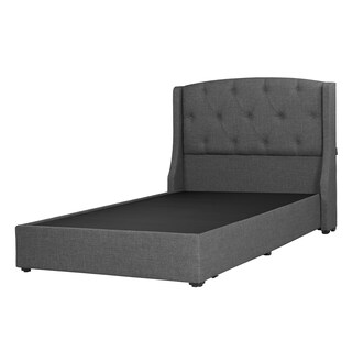 Foto 1 | Foto 1 | Cabecera Dicasa Zefyr Gris Oscuro + Base Cama Gris Individual