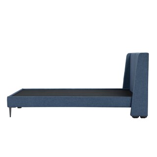 Foto 4 | Foto 4 | Cabecera Dicasa Milan + Base Cama Slim Azul King Size