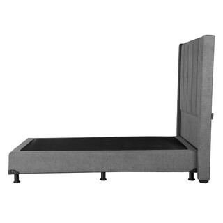 Foto 4 | Foto 4 | Cabecera Dicasa Nizza + Box Gris Queen Size