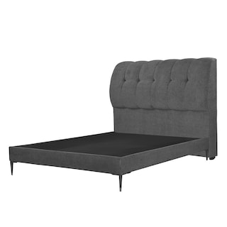 Foto 3 | Foto 3 | Cabecera Dicasa Nube + Base Cama Slim Gris Queen Size