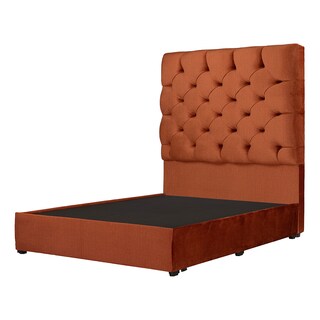 Foto 1 | Foto 1 | Cabecera Dicasa Capri + Base Cama Ladrillo Queen Size