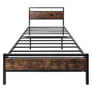 Foto 2 | Foto 2 | Base Cama Country Tipo Madera Individual Moderna Metal Acero Houzer