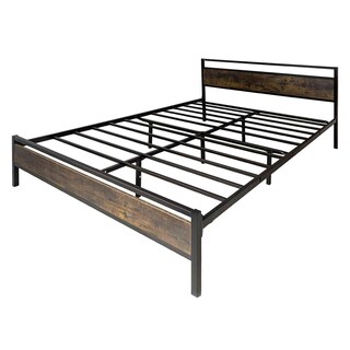 Foto 1 | Foto 1 | Base Cama Queen Country Tipo Madera Moderna Metal Acero Houzer