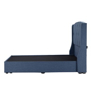 Foto 3 | Foto 3 | Cabecera Dicasa Zefyr + Base Cama Azul Matrimonial