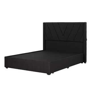 Foto 1 | Foto 1 | Cabecera Dicasa Aurora Negro Individual + Base Cama Negro