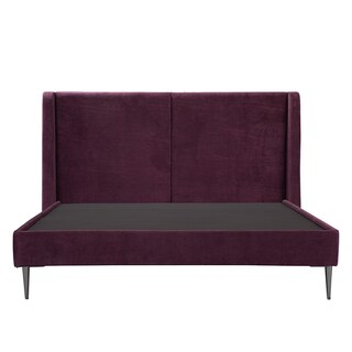 Foto 2 | Foto 2 | Cabecera Dicasa Milan Morado + Base Cama Slim Morado Matrimonial