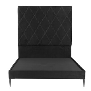 Foto 2 | Foto 2 | Cabecera Oporto Negro + Base Cama Slim Negro King Size