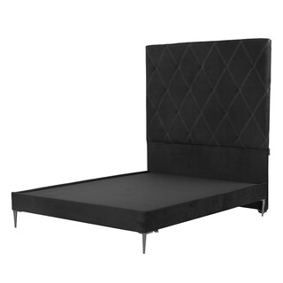 Foto 3 | Foto 3 | Cabecera Oporto Negro + Base Cama Slim Negro King Size