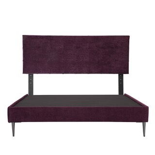 Foto 2 | Foto 2 | Cabecera Catania Morado + Base Cama Slim Morado King Size