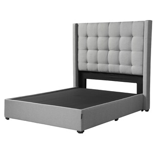 Foto 2 | Foto 2 | Cabecera Dicasa Titan Gris Queen Size + Base Cama + Almohada 2pack + Protector Cloud + Sabanas Softy