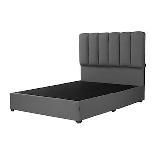 Foto 2 | Foto 2 | Cabecera Dicasa Kami Gris Matrimonial + Base Cama + Colchon Restonic Trini