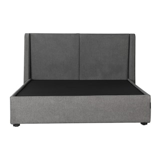Foto 2 | Foto 2 | Cabecera Dicasa Milan Gris Queen Size + Base Cama + Colchon Restonic Roll